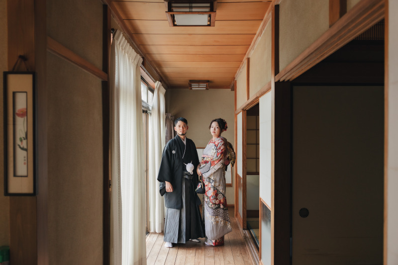 祖父母の家で