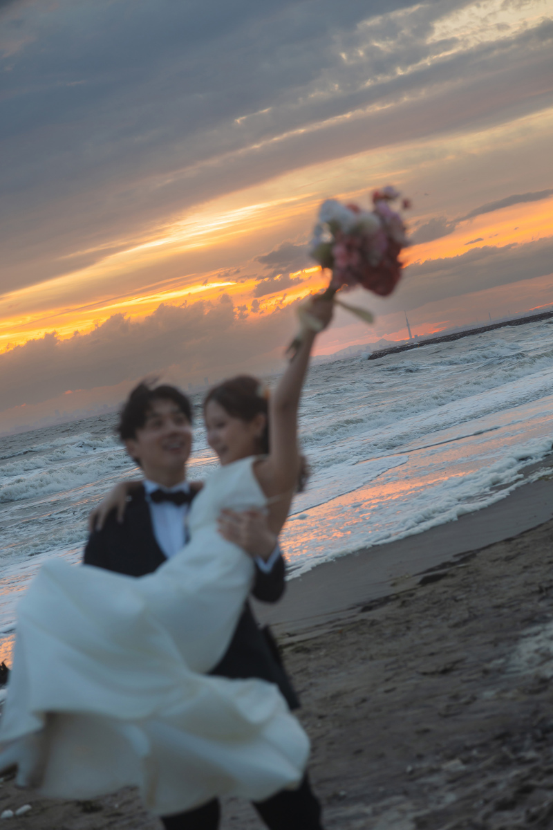 稲毛海浜公園で夕景撮影!♡