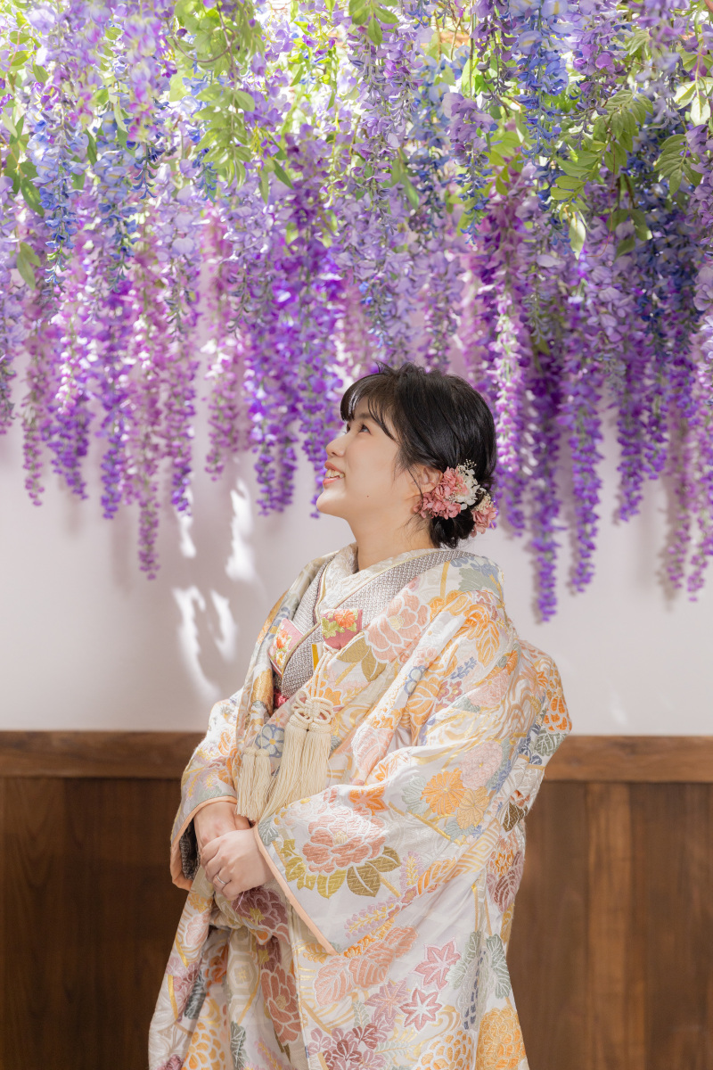 【スタジオAQUA】笑顔あふれる屋内庭園撮影