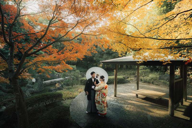 紅葉シーズンの見浜園撮影!
