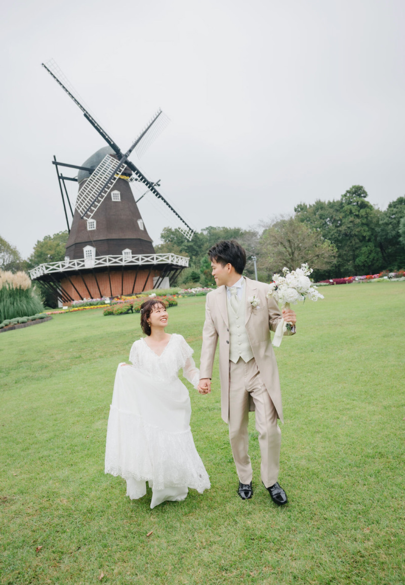 秋らしさ満載♡アンデルセン公園でのフォトウエディング