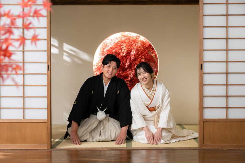 【スタジオAQUA】屋内庭園撮影でおふたりらしさを!