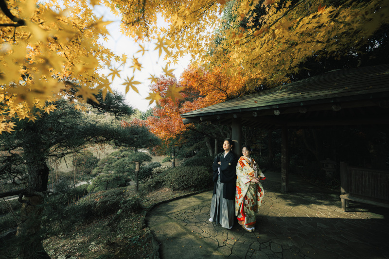 紅葉シーズンの見浜園撮影!