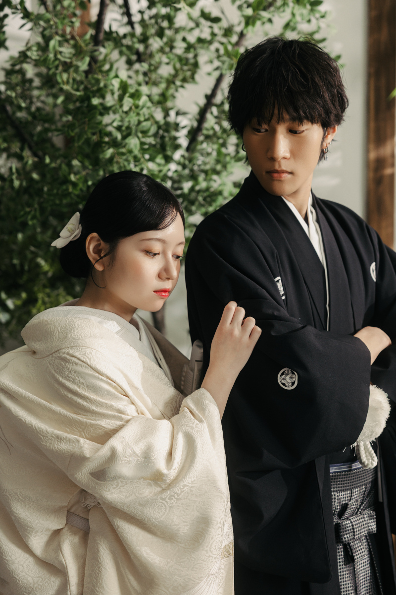 屋内庭園スタジオでカッコよく撮影！