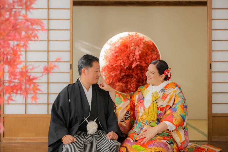 日本で節目の婚礼写真撮影！