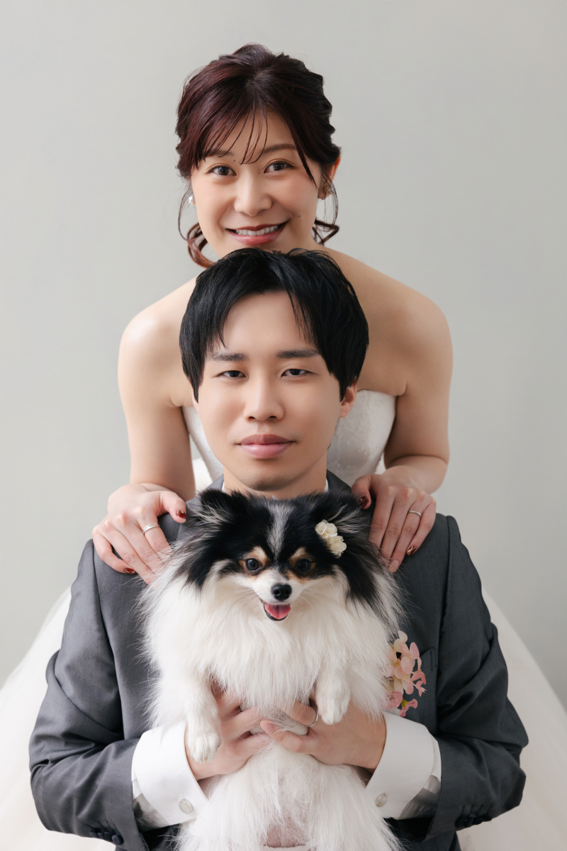 【スタジオAQUA】愛犬と一緒に和洋撮影!