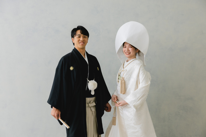 【スタジオAQUA】和装ハウススタジオでお二人の写真!