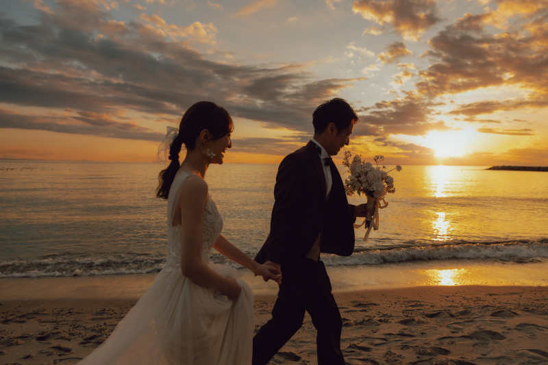 【スタジオAQUA】夕景の稲毛海浜公園ロケーション