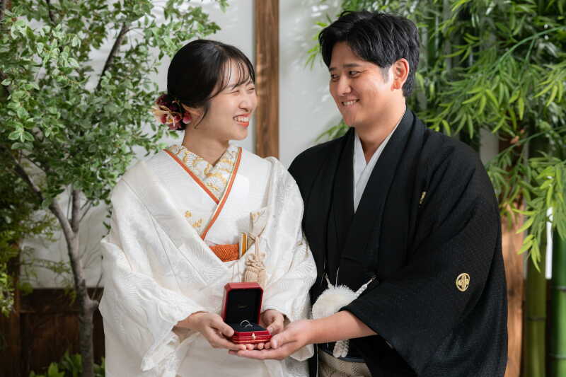 【スタジオAQUA】屋内庭園撮影でおふたりらしさを!