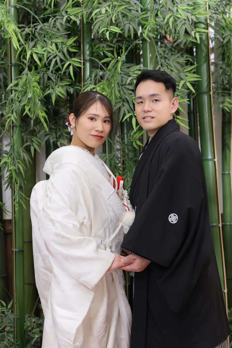 屋内庭園スタジオでの撮影！