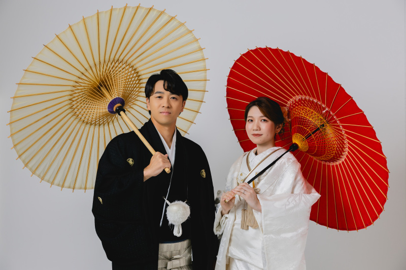 【スタジオAQUA】和装ハウススタジオでお二人の写真!