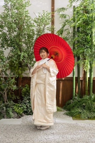 【スタジオAQUA】屋内庭園スタジオ撮影