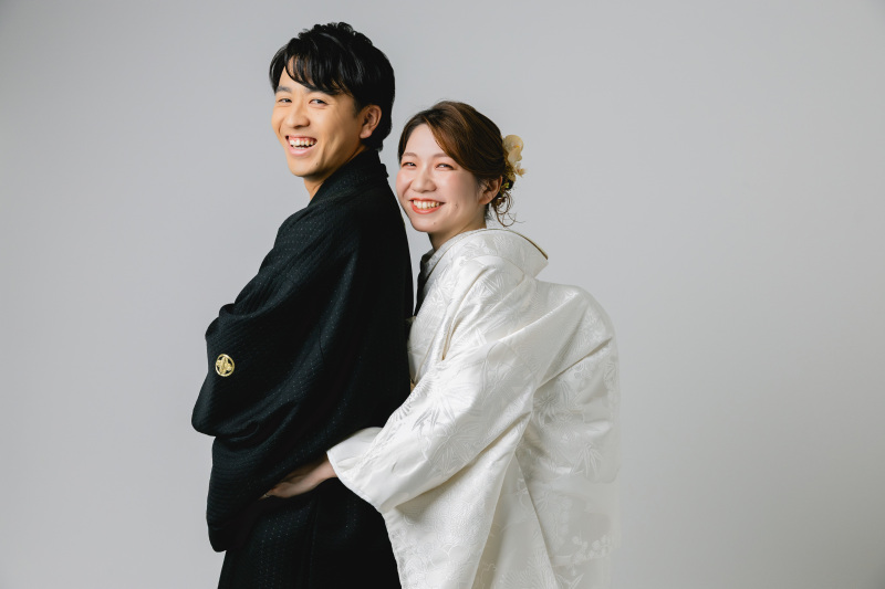 【スタジオAQUA】和装ハウススタジオでお二人の写真!