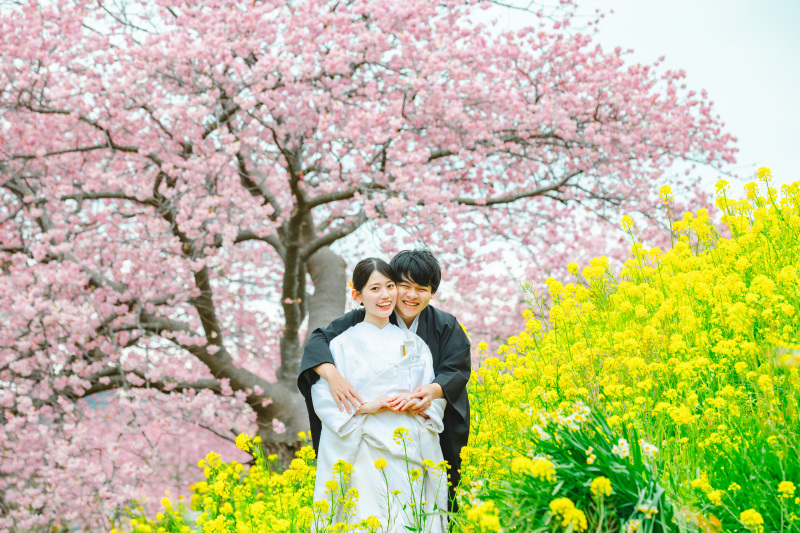 河津で和装ロケーション撮影