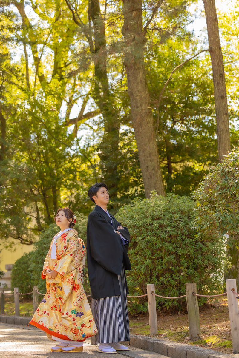  撮影カットのご紹介 ～緑と一緒に～