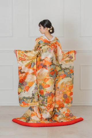 和装の柄【牡丹】