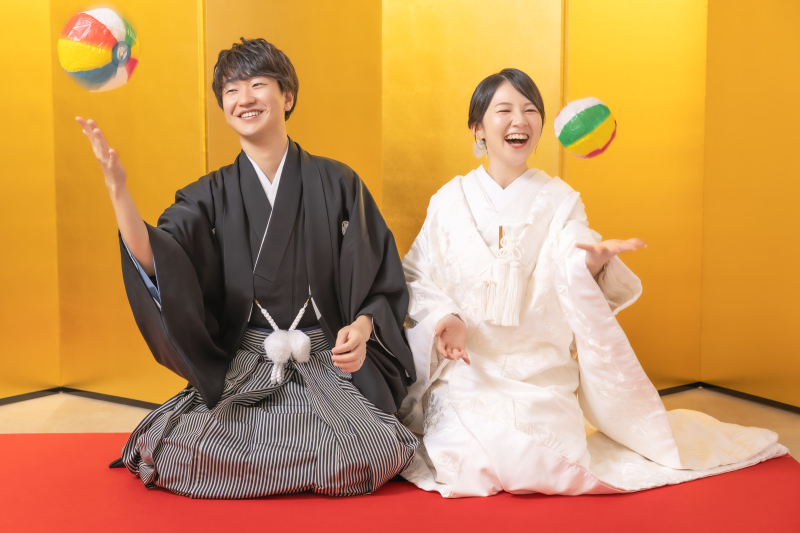 <お得プラン>洋装も和装も!スタジオ撮影