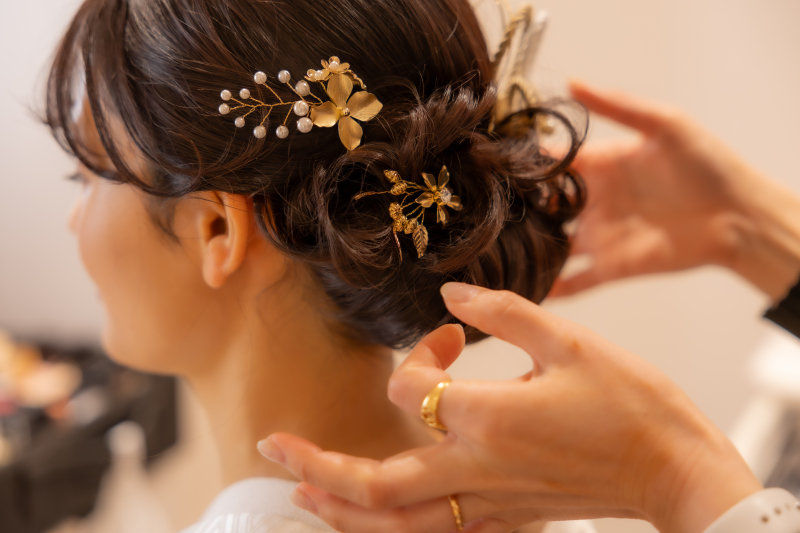 ヘアアレンジもこだわりたい♪