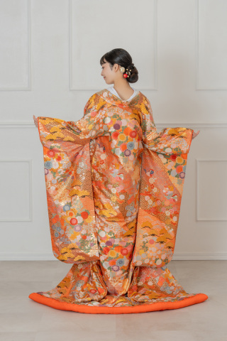 和装の柄【おしどり】