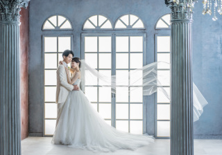 撮影カットのご紹介 ~なびかせベールショット~