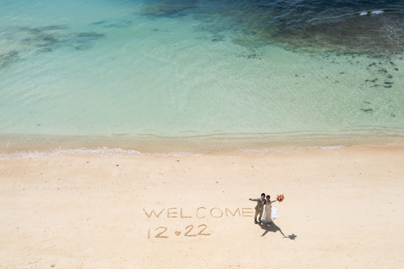 【こだわり】特別な旅の思い出に、ドローン撮影!