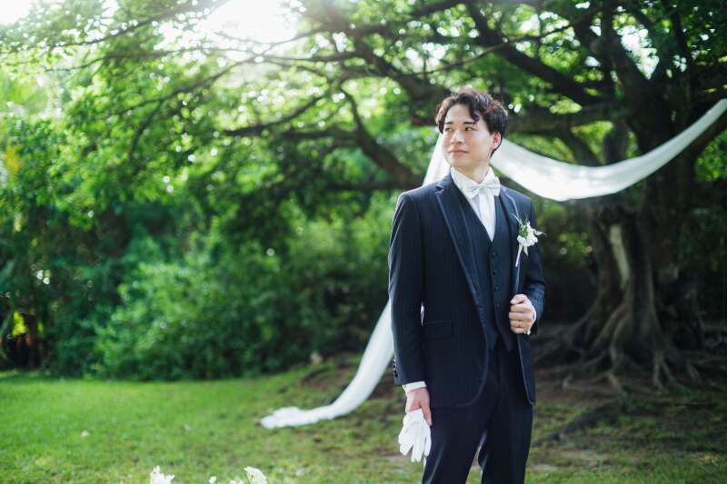 【実例フォト】新郎様が主役になれる1枚を!