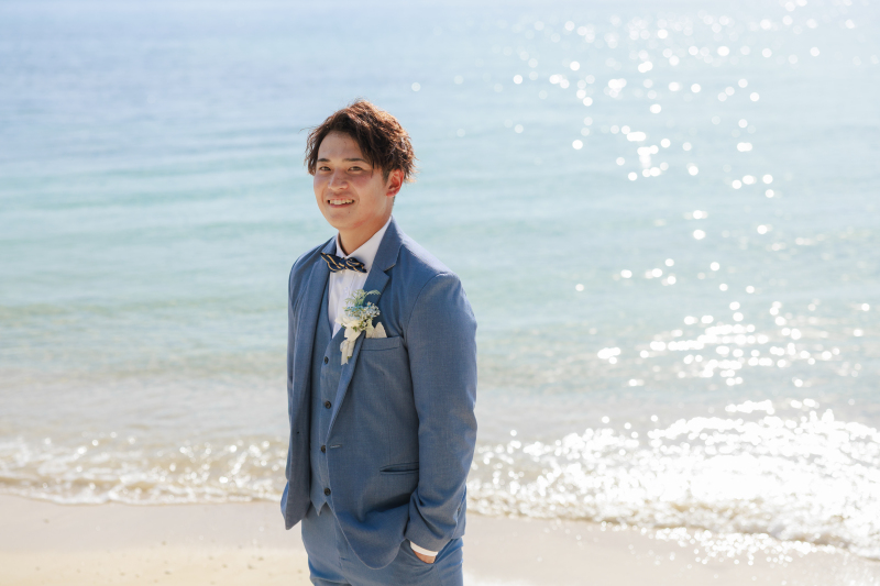 【実例フォト】新郎様が主役になれる1枚を!