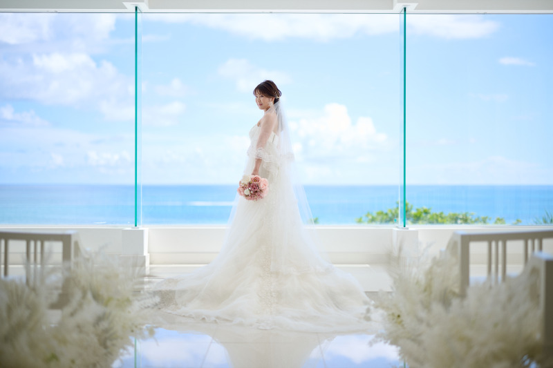 【実例フォト】花嫁さんの美しいソロショット