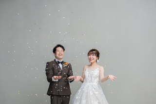 紙吹雪でキラキラ撮影！(*^o^*)