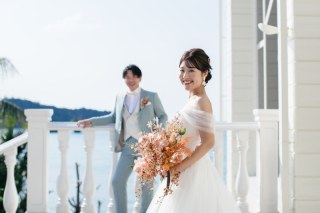 #221 アイスブルータキシード&ドレスMOANI♡