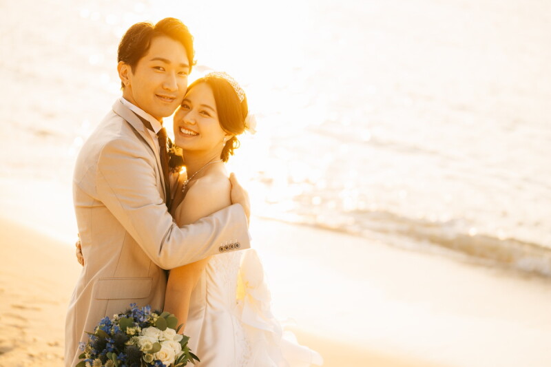 【サンセットの名所・ラグーン大聖堂】10月のサンセットフォト♡