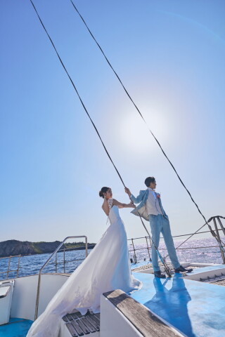 『ヨットフォト』が撮れるのはラグーン大聖堂だけ♡
