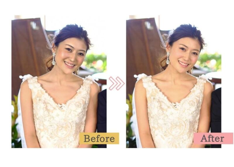 気になる!お写真加工のおはなし❀~美肌加工と瘦身加工~