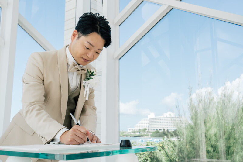 新郎様も主役です☆