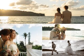 【実際のお客様♪】10月のサンセットフォト(16:30撮影)はこんな雰囲気♡