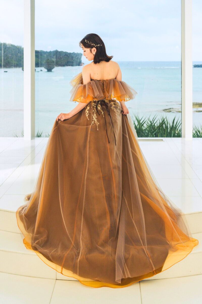 オシャレさん必見❀ISAMU MORITAのブラウンカラードレス♡