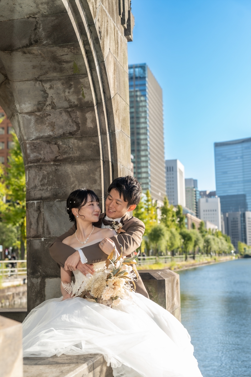 和田倉門は「夜」だけじゃない。昼だからこそ残せるウェディングフォト
