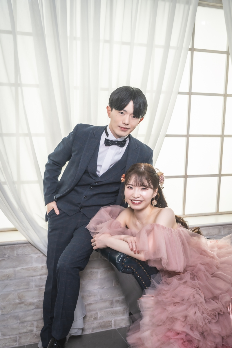 くすみピンク×ティアード♡大人可愛いドレスコーデ