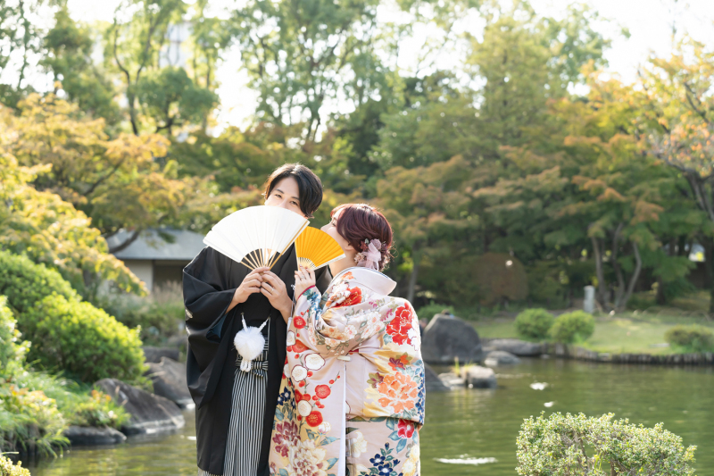光と格子と、ふたりの物語——横浜開港記念会館での撮影
