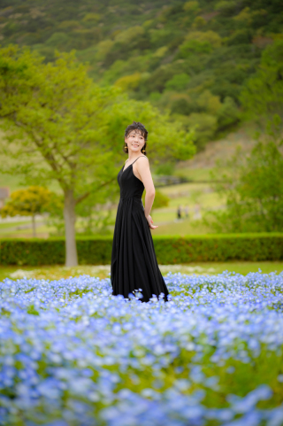 季節によって楽しめるお花畑♪