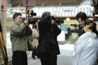 撮影中の雰囲気