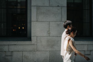 前撮り撮影の様子