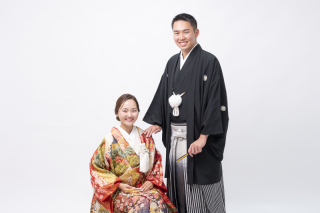 前撮りで和装を