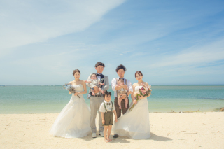 沖縄北谷町でのファミリーウェディングフォトのメリット