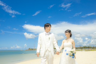 7月の北谷町でのフォトウェディングはどんな感じ？