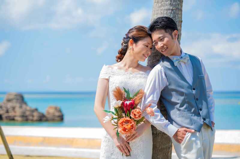 北谷町の夕方や夜のシーンにぴったりな新郎のヘア・スタイリングポイント