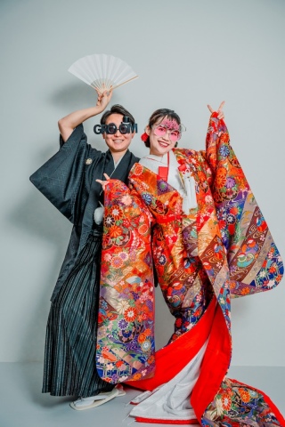 結婚記念を自分らしく！INAI WEDDING WASOUの自由な撮影