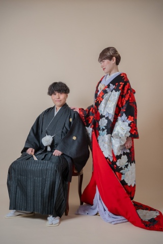 和装セルフフォトで魅せる！和の落ち着いた雰囲気 