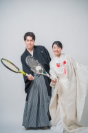 普段の二人らしさを和装で。自由なスタイルで楽しむフォトウェディング