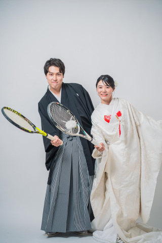 普段の二人らしさを和装で。自由なスタイルで楽しむフォトウェディング